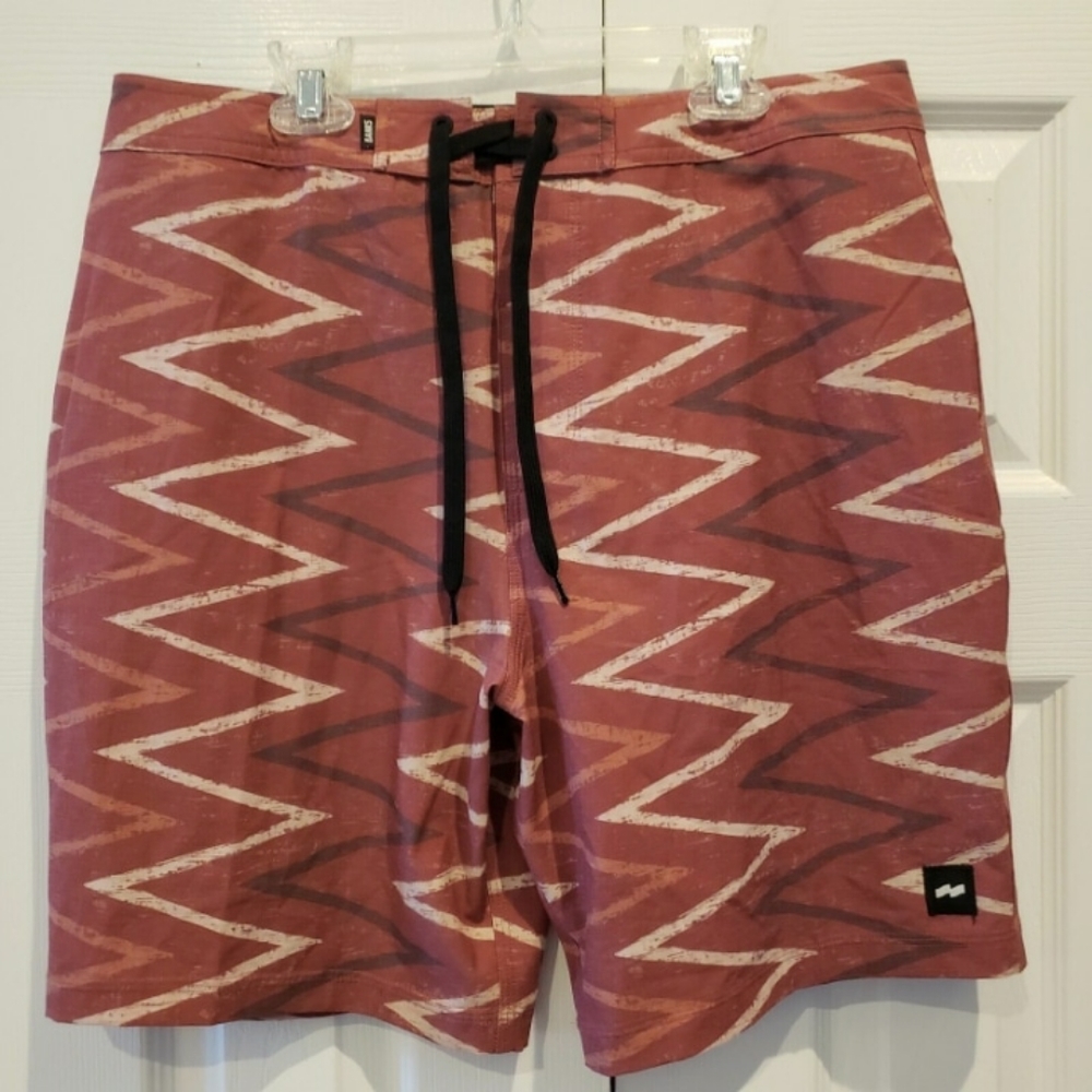 Banks Journal Jagger/BoardShorts Men's 32 Mahogany BS0237-MAH-32